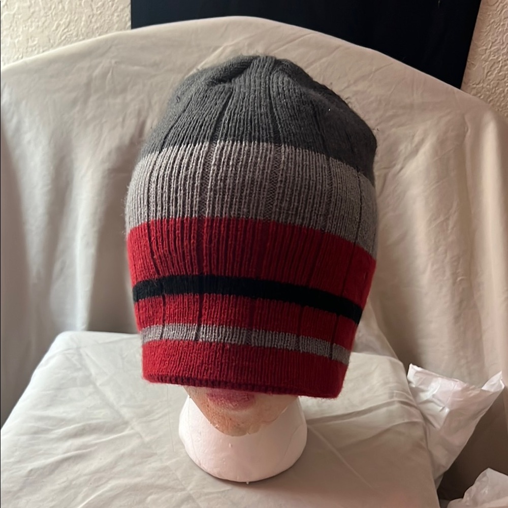 Wild Wear striped knit cozy beanie one size unisex